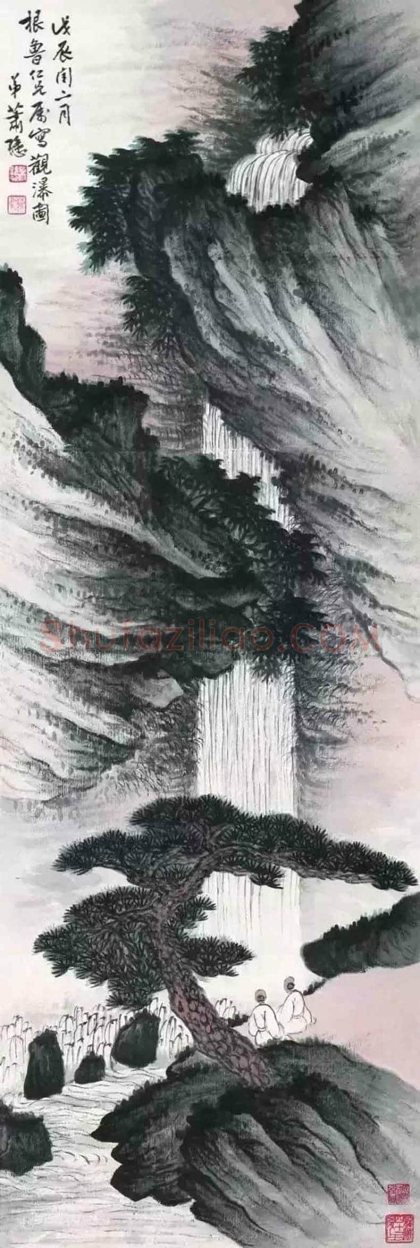 萧谦中山水画欣赏 | 书画学堂