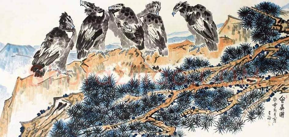 李苦禅笔下最贵的鹰都有哪些! | 书画学堂
