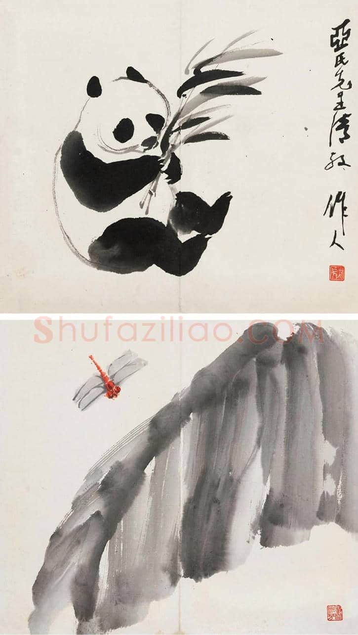 吴作人萧淑芳合作作品欣赏 | 书画讲解