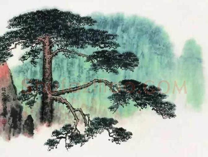 钱松嵒画松力作欣赏 | 书画学堂