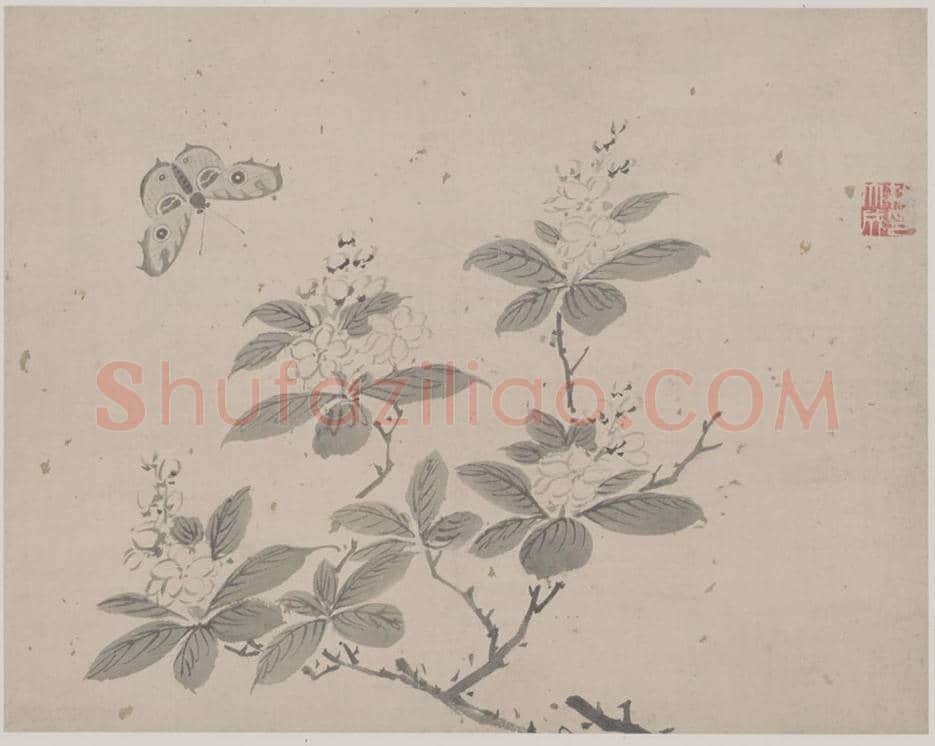 杜大成《花卉草虫图册》图赏 | 传世国画赏析