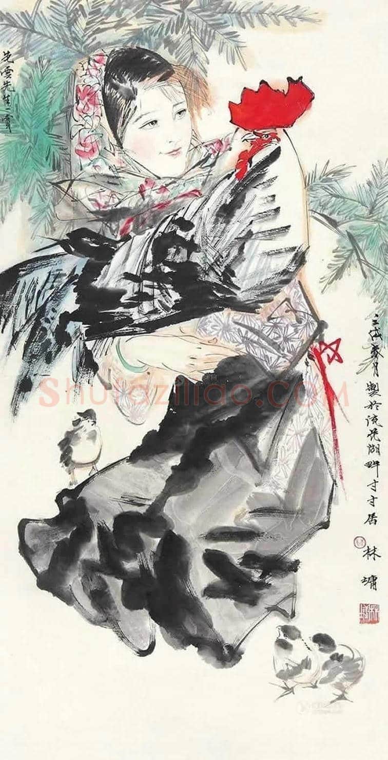 林墉精品水墨人物作品欣赏 | 书画讲解