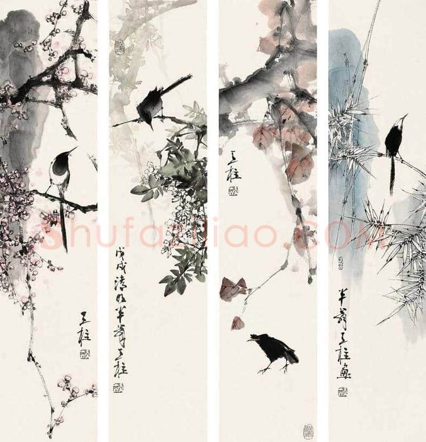 秦天柱花鸟画作品欣赏 | 书画学堂