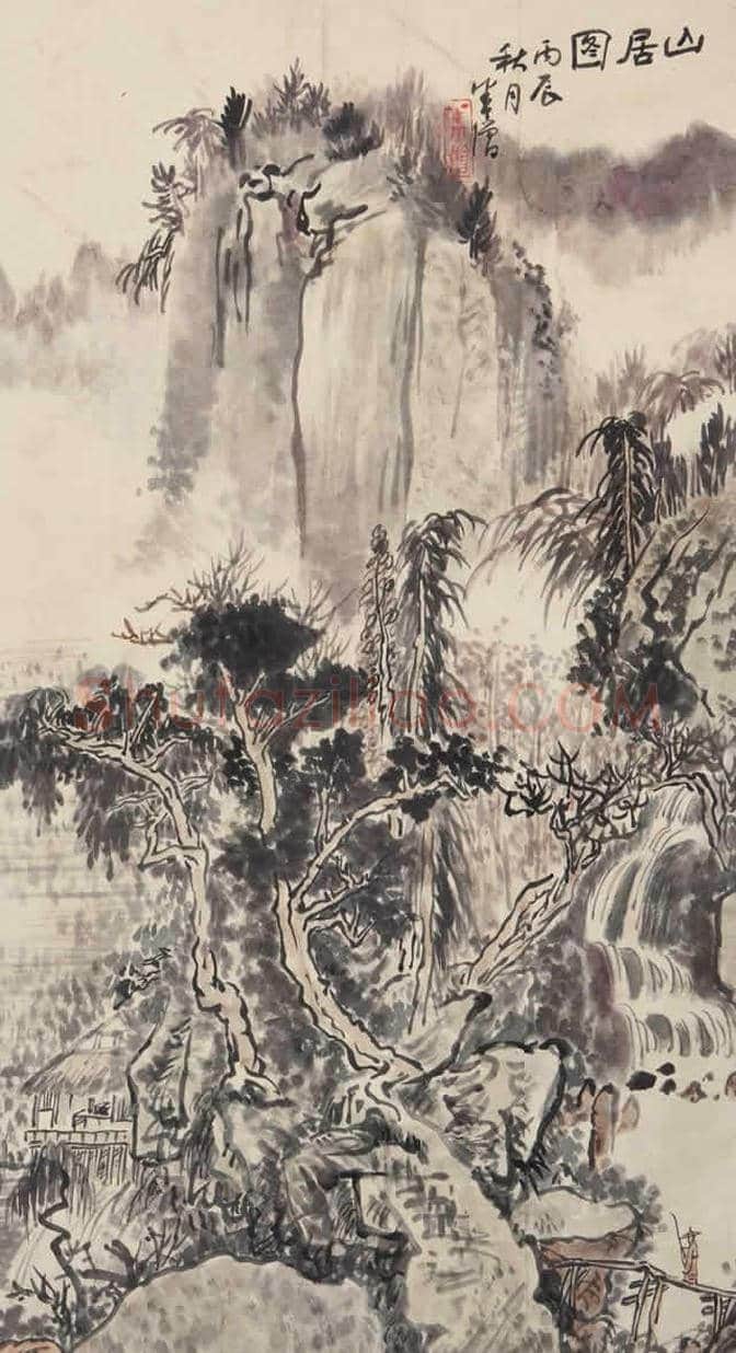 绘画奇人黄秋园作品欣赏(100幅) | 书画百科