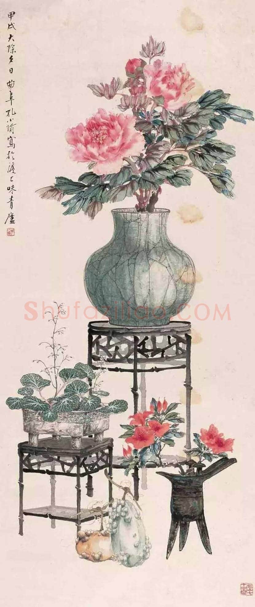 孔小瑜博古画欣赏 | 书画百科