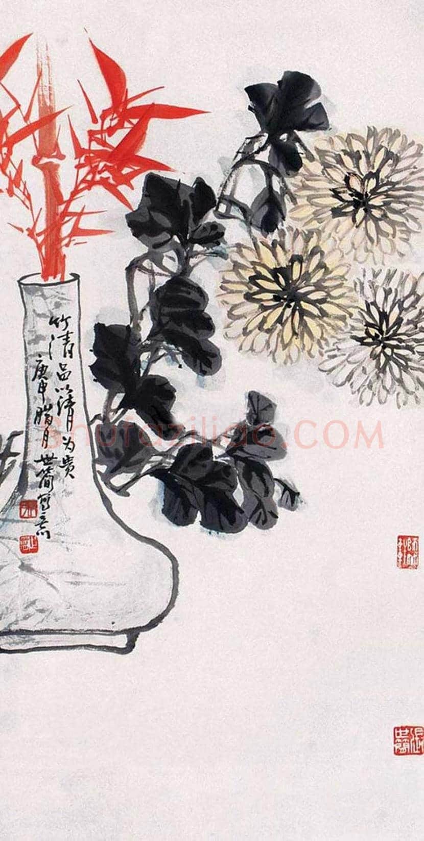 张世简花鸟画作品欣赏 | 书画学堂