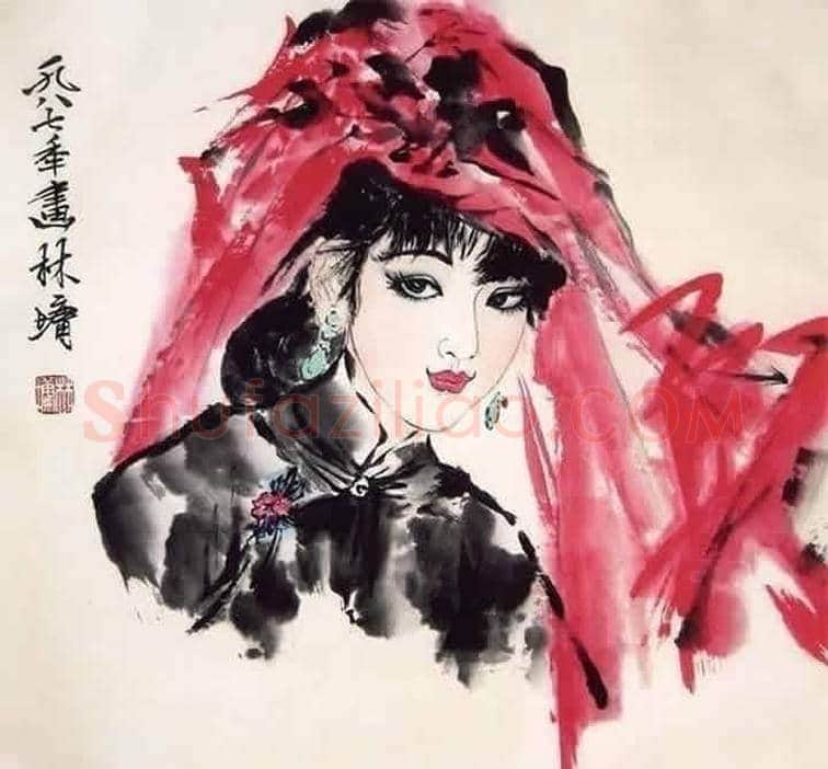 林墉精品水墨人物作品欣赏 | 书画讲解