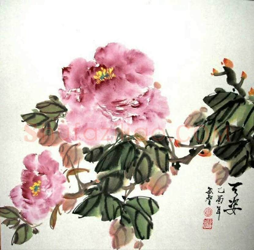 张锡武牡丹作品欣赏 | 书画资料