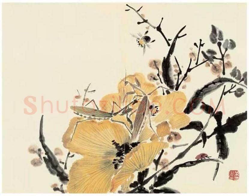 诸乐三国画作品欣赏 | 书画百科