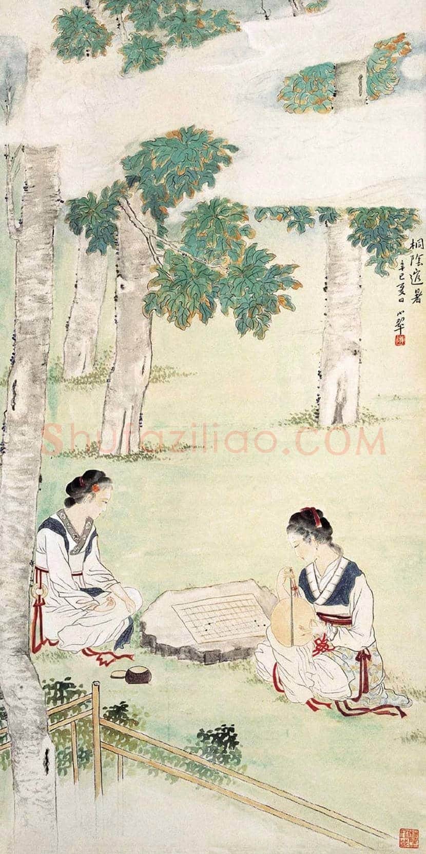 陈小翠人物作品欣赏 | 书画科普
