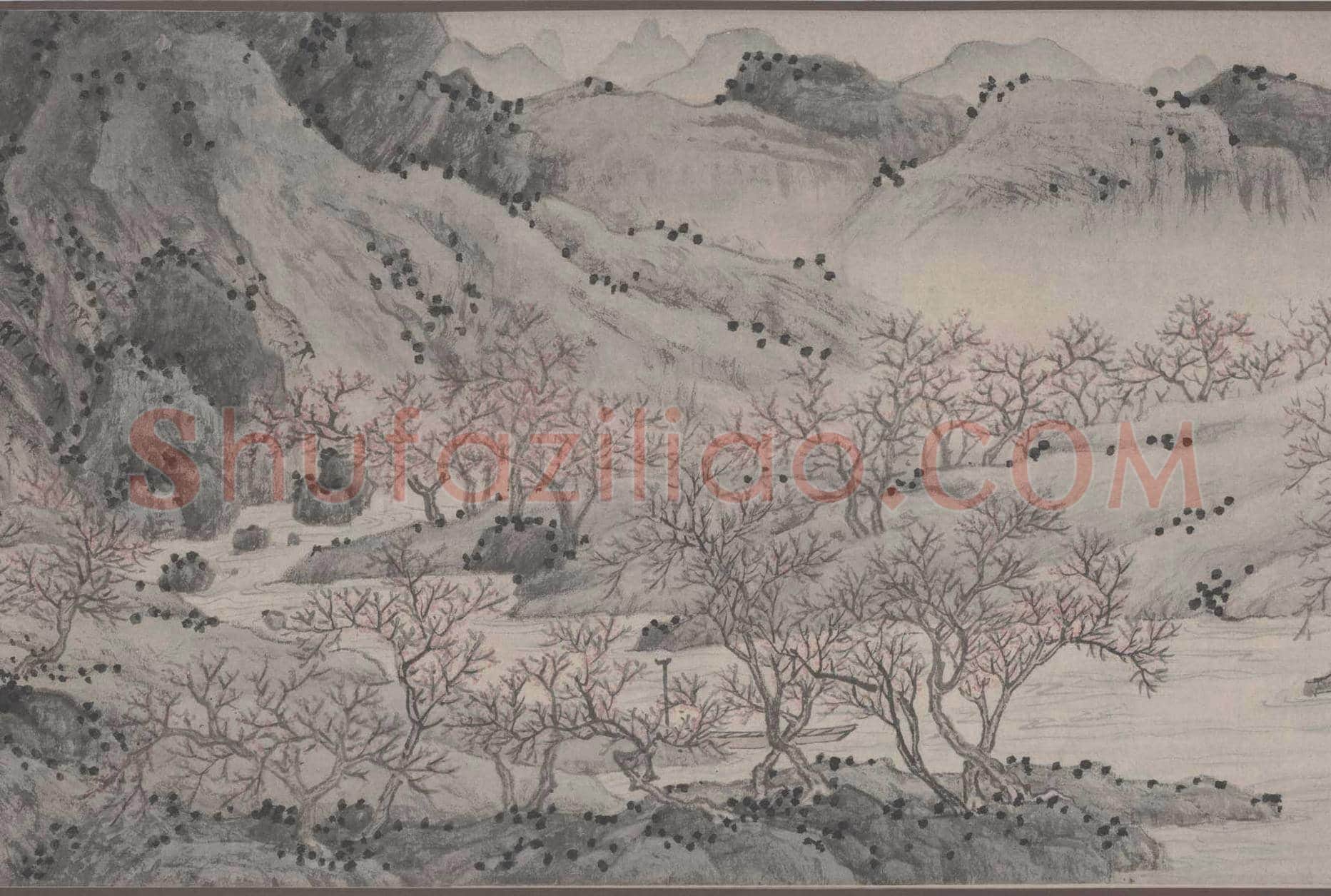 文徵明《桃源问津图》图赏 | 传世国画作品
