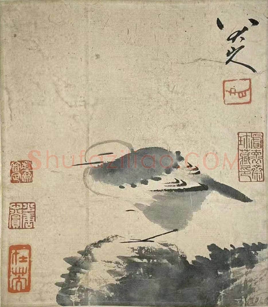 笔简意浓——八大山人极品《花鸟册》 | 国画赏析
