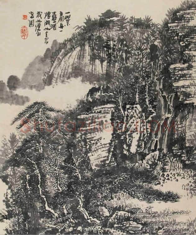 绘画奇人黄秋园作品欣赏(100幅) | 书画百科