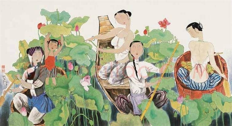 胡永凯作品欣赏-美人依旧 | 书画文摘