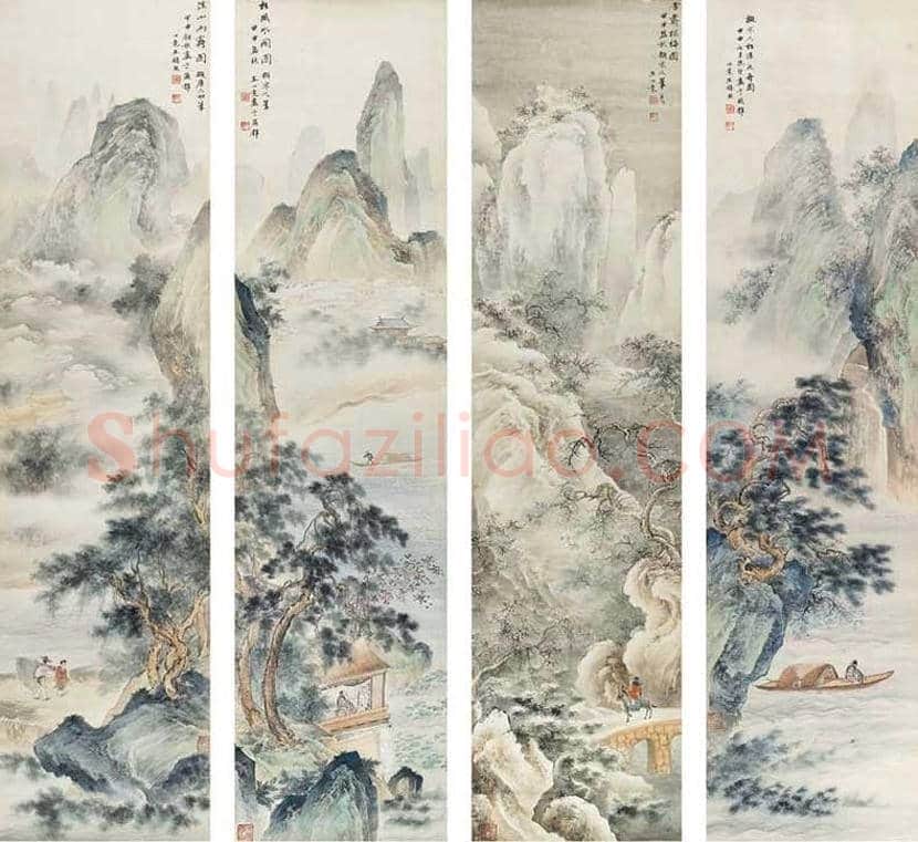 王心竟山水画欣赏 | 书画百科