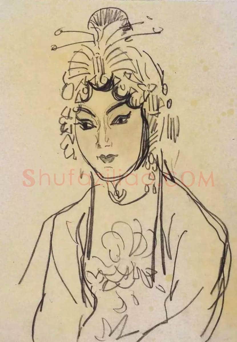 叶浅予速写欣赏 | 书画文摘