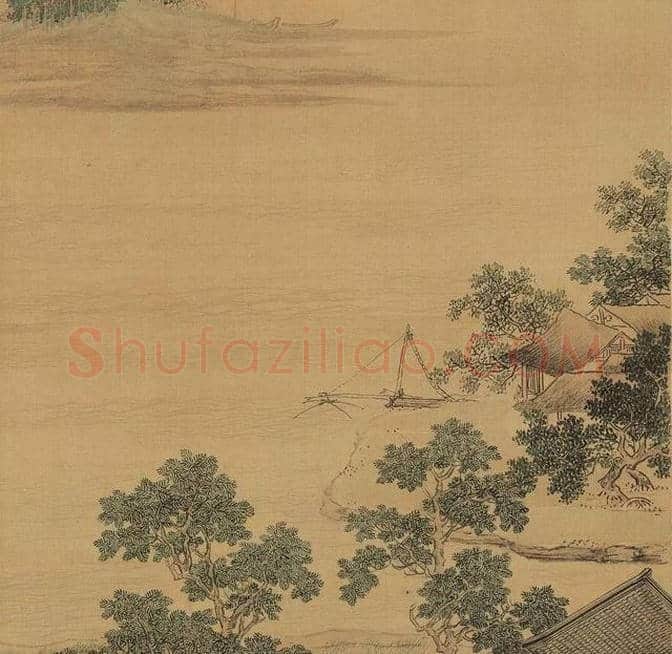 仇英《莲溪渔隐图》欣赏 | 书画知识
