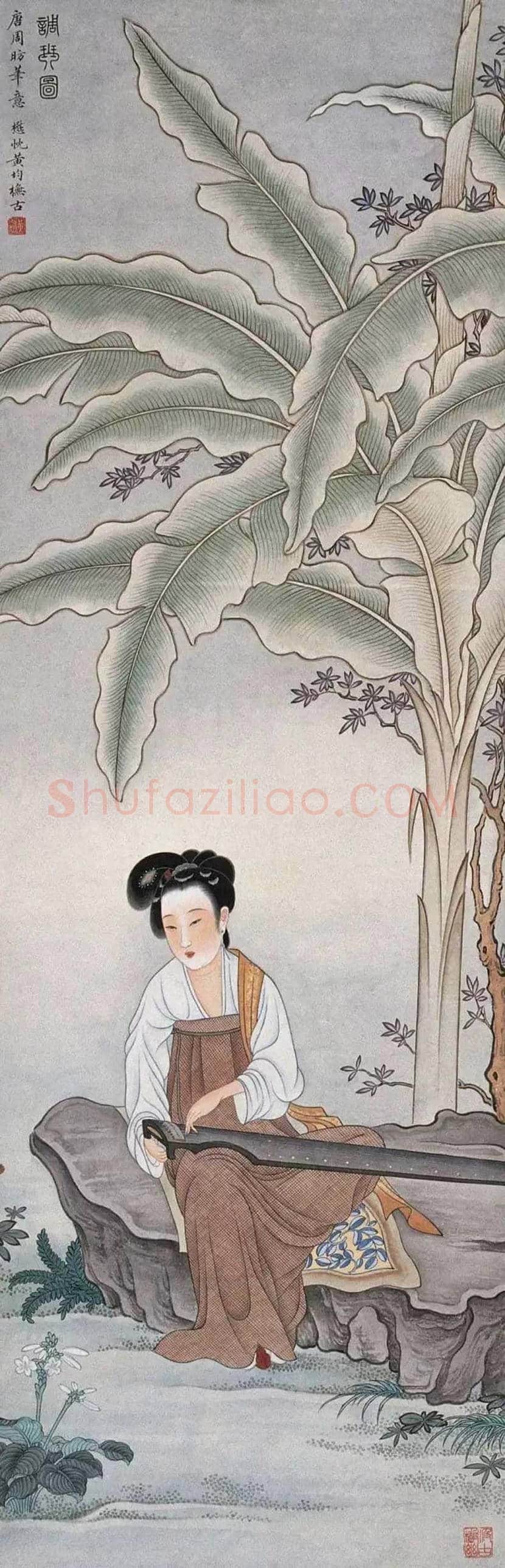 黄均工笔人物画欣赏 | 书画资料