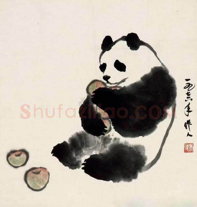 吴作人的熊猫图欣赏 | 书画科普