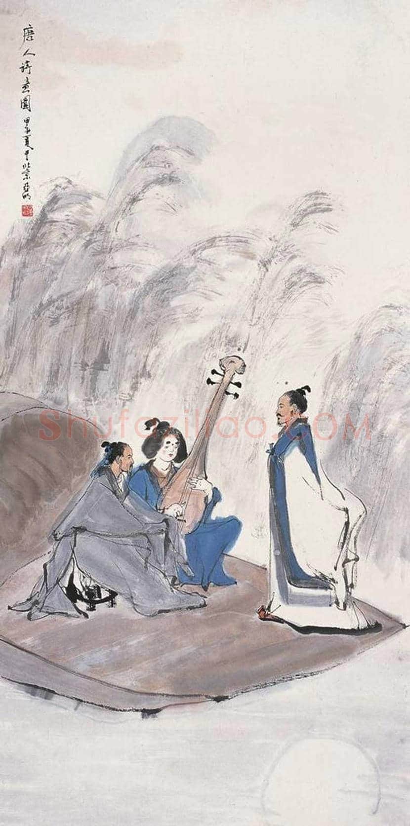 亚明人物画作品欣赏 | 书画知识