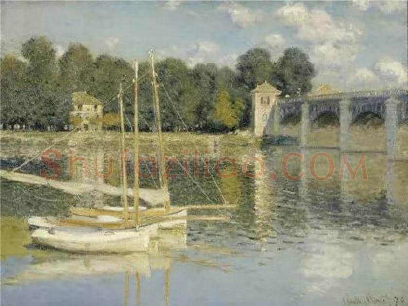 莫奈名画《船》欣赏 | 书画文摘