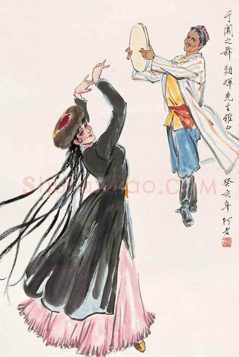 阿老人物画作品欣赏 | 书画资料
