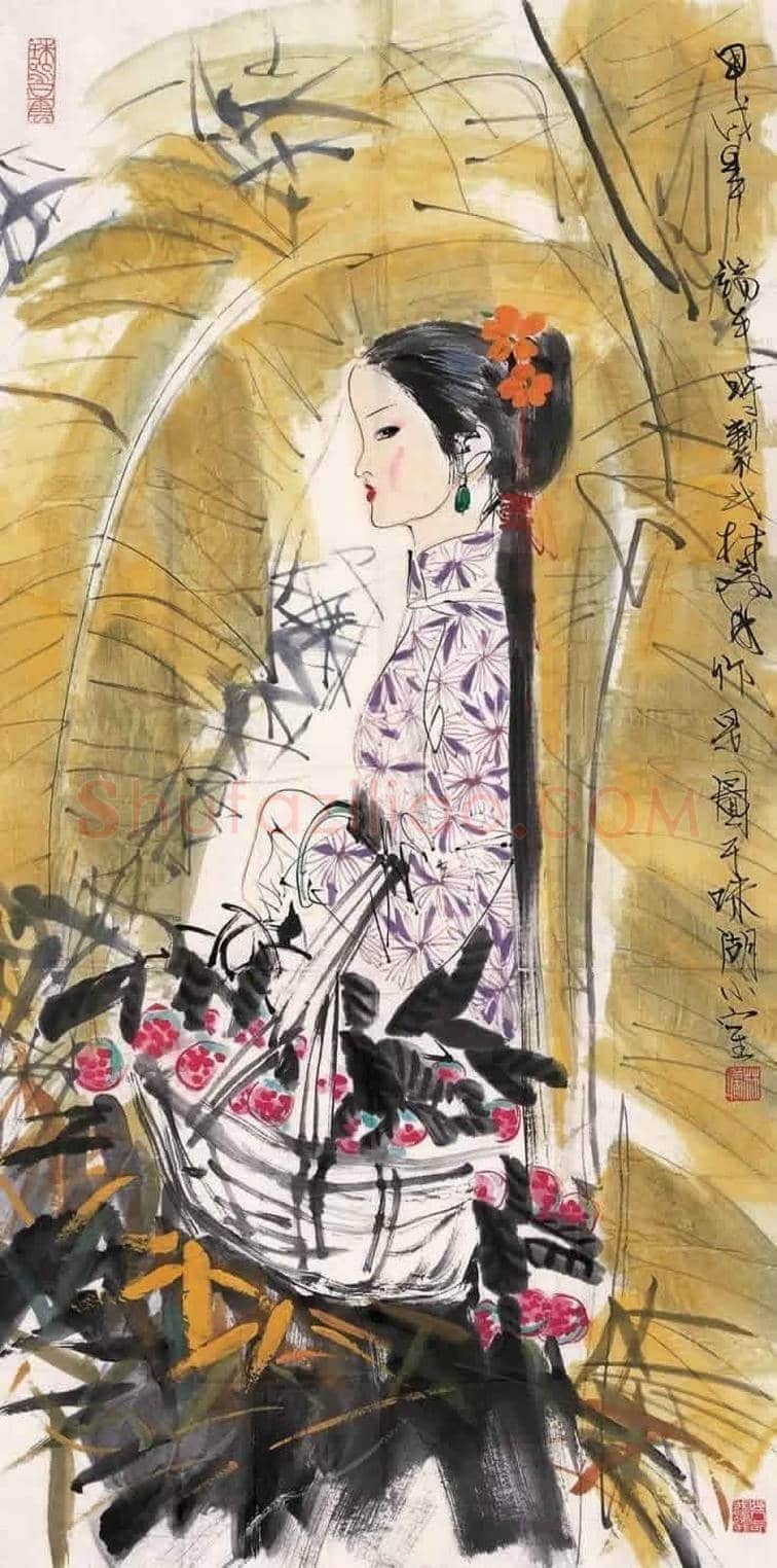 林墉精品水墨人物作品欣赏 | 书画讲解