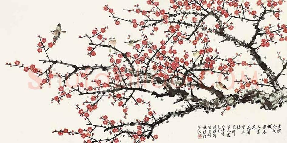 名家笔下的梅花伴您过大年！ | 书画常识