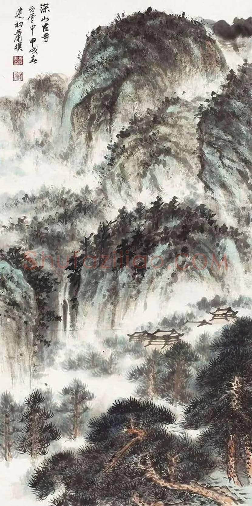 萧建初作品欣赏 | 书画学堂
