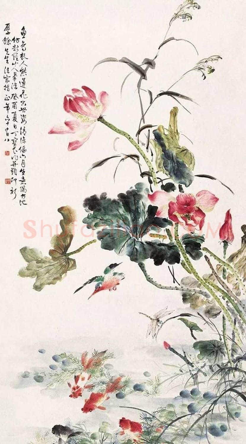丁宝书花鸟画作品欣赏 | 书画科普