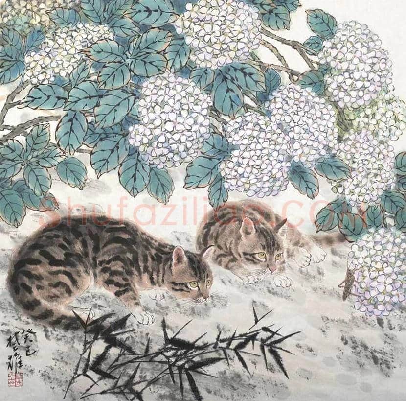 名家画猫作品欣赏 | 书画文摘
