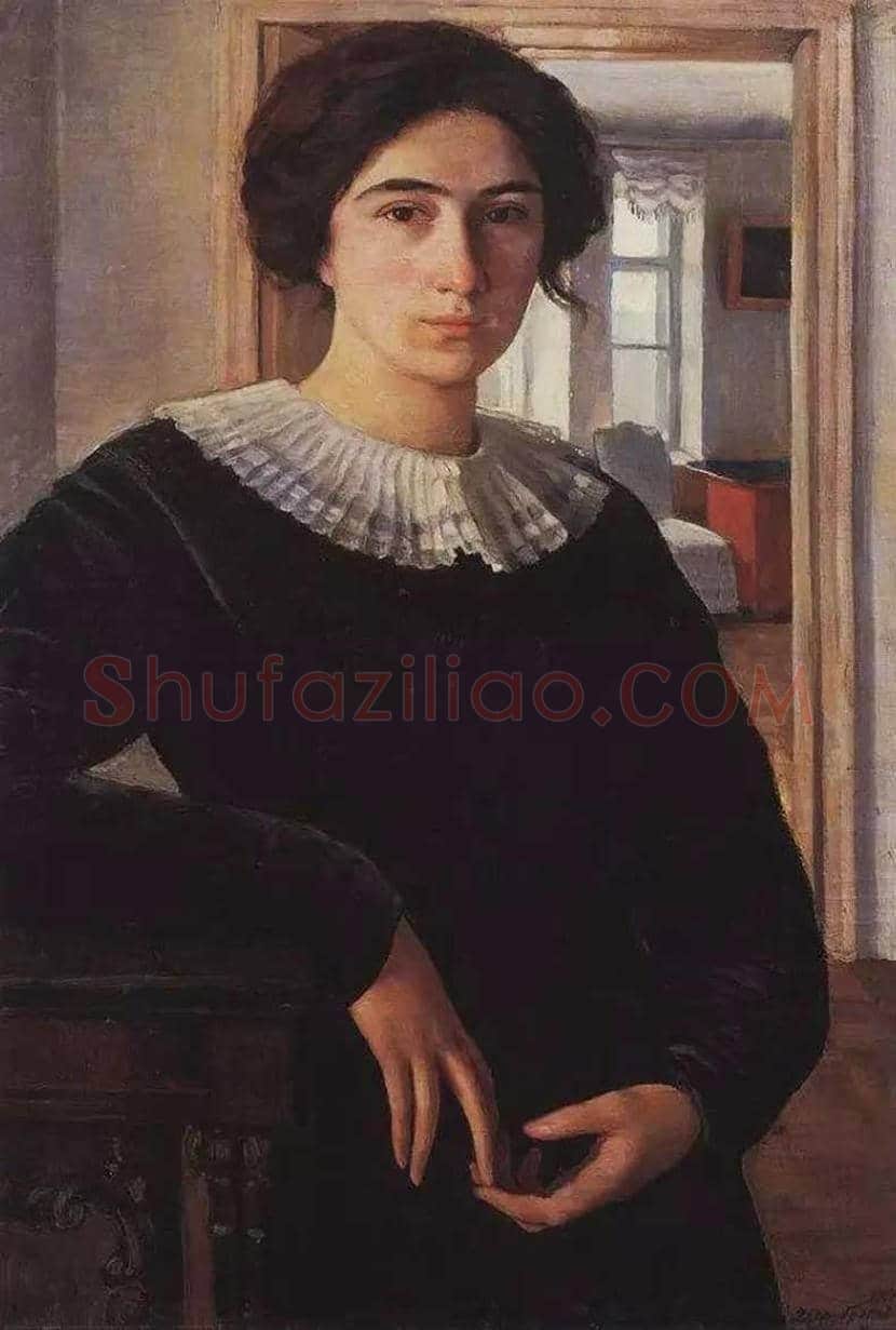 她是俄罗斯首位女画家,人美画更美! | 书画科普
