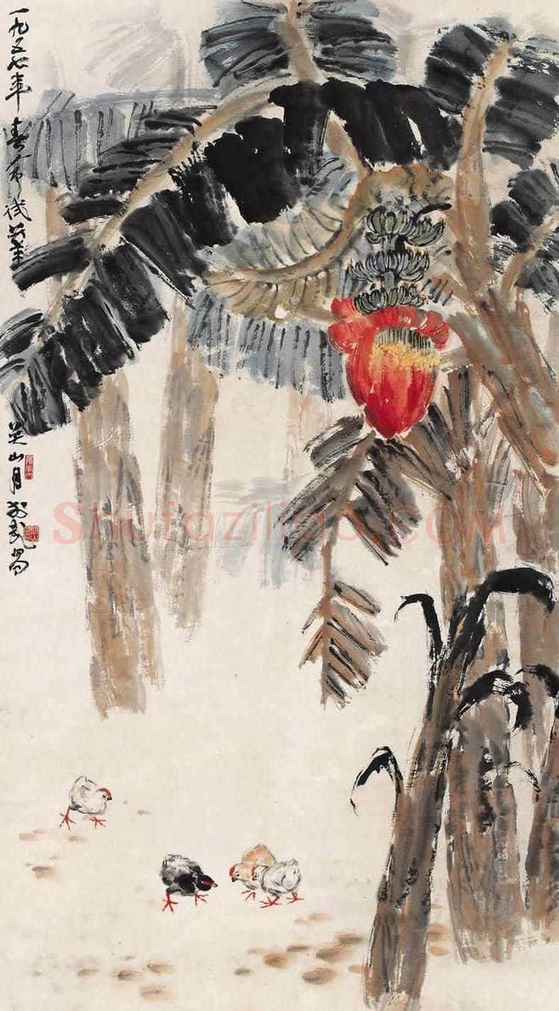 关山月花鸟画图赏 | 书画知识