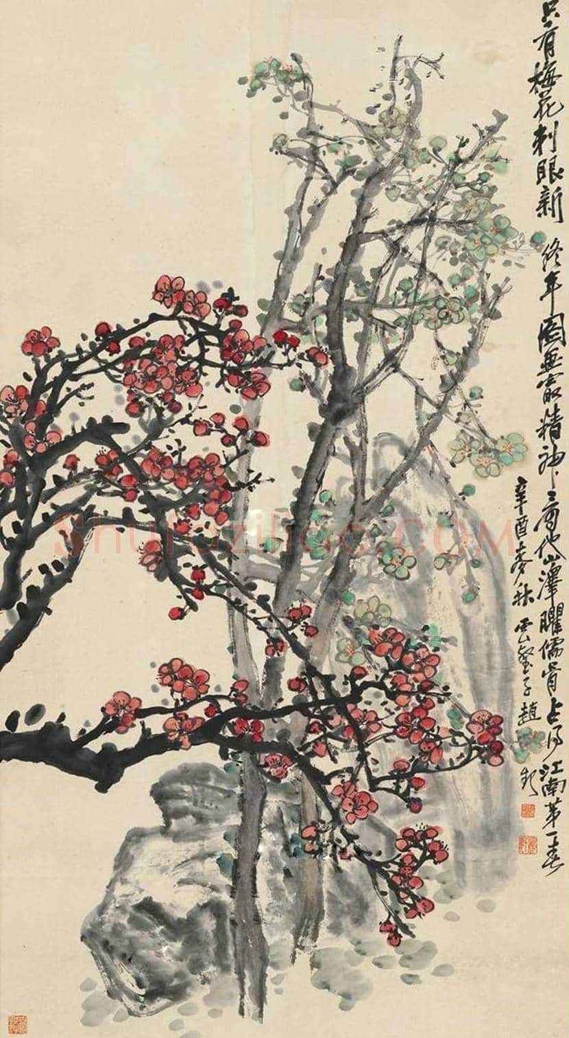 赵云壑花鸟画欣赏 | 书画资料