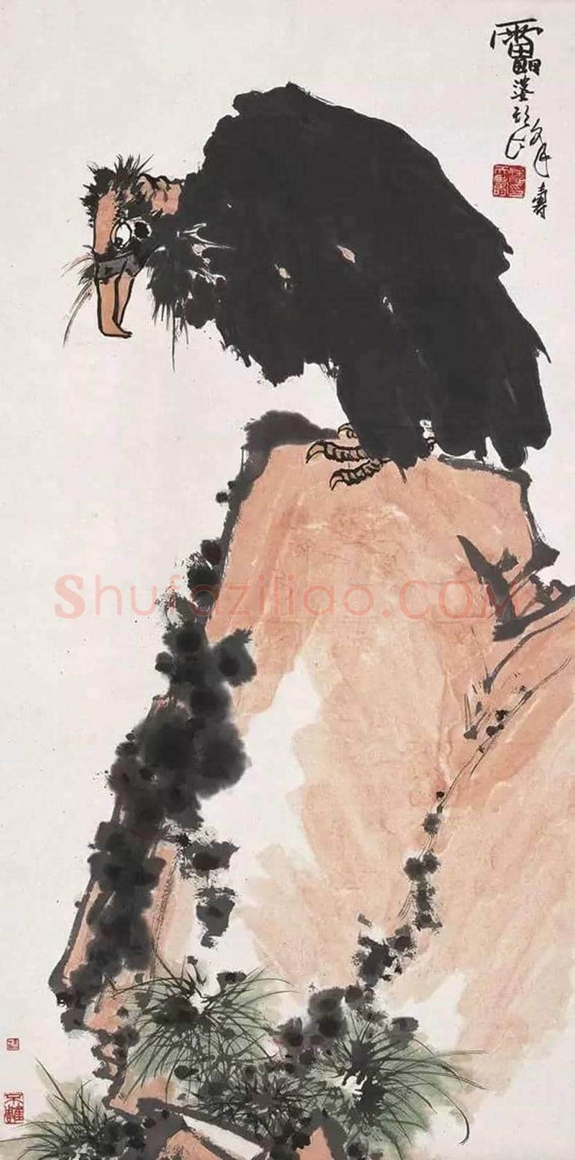 潘天寿指墨画艺术及欣赏 | 书画资料