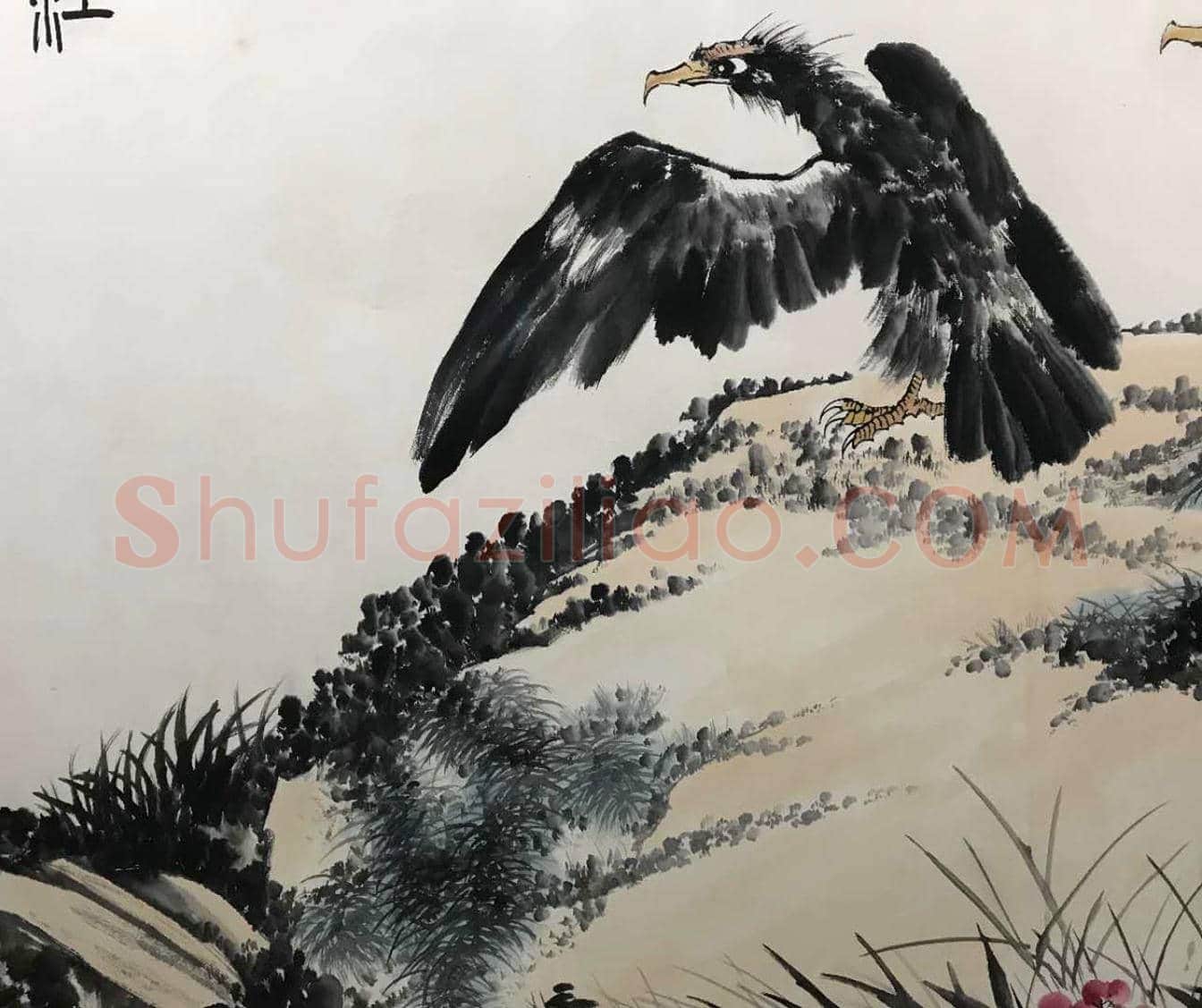 潘天寿《江天新霁》，丈二精品巨作 | 国画图片