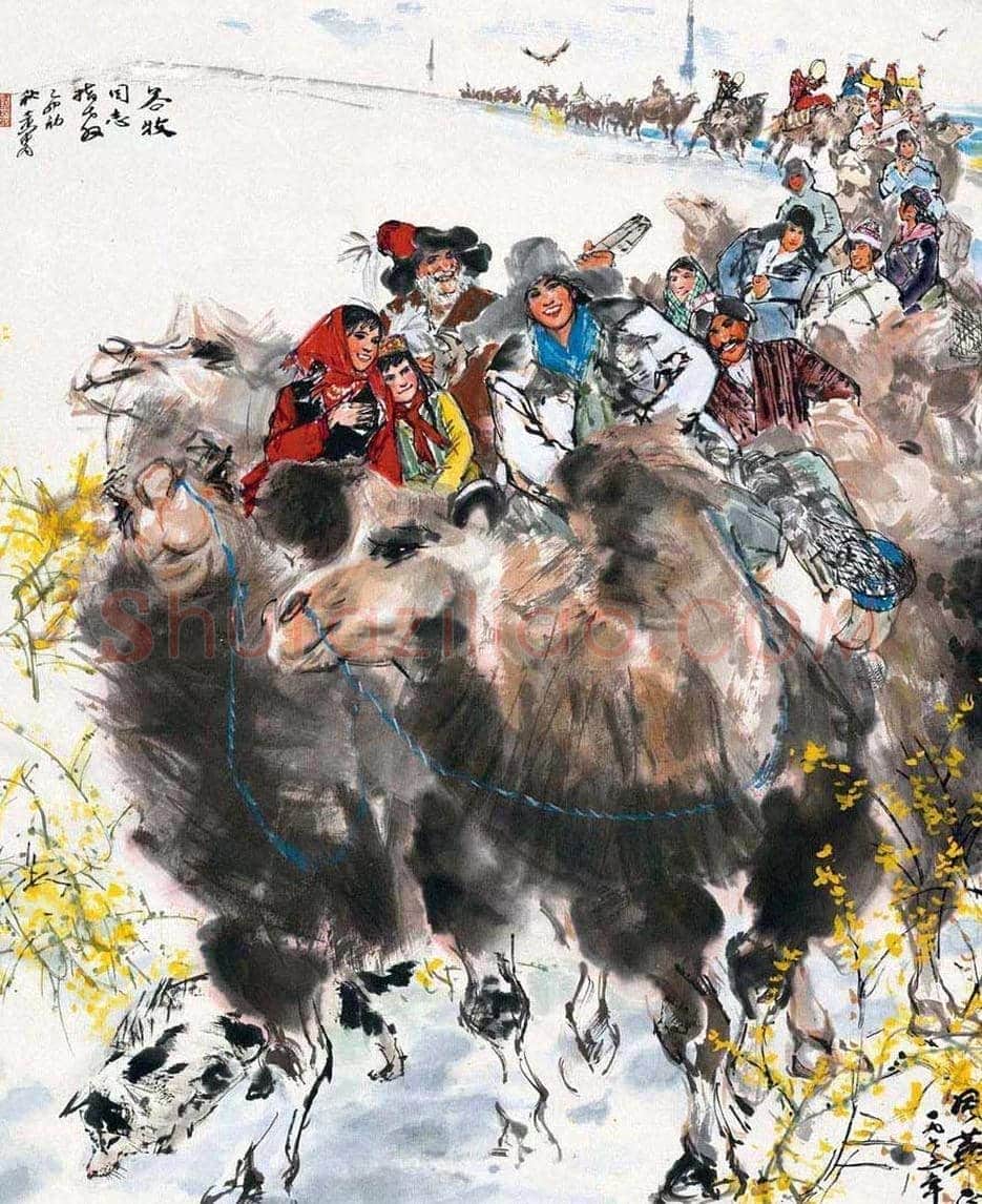 黄胄作品《风华正茂》欣赏 | 书画讲解