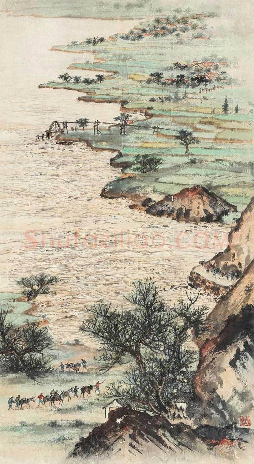 周怀民山水画作品欣赏 | 书画科普