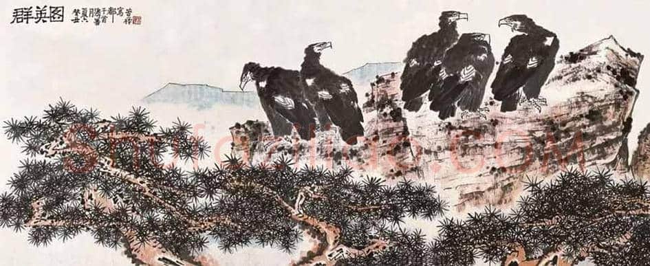 李苦禅笔下最贵的鹰都有哪些! | 书画学堂