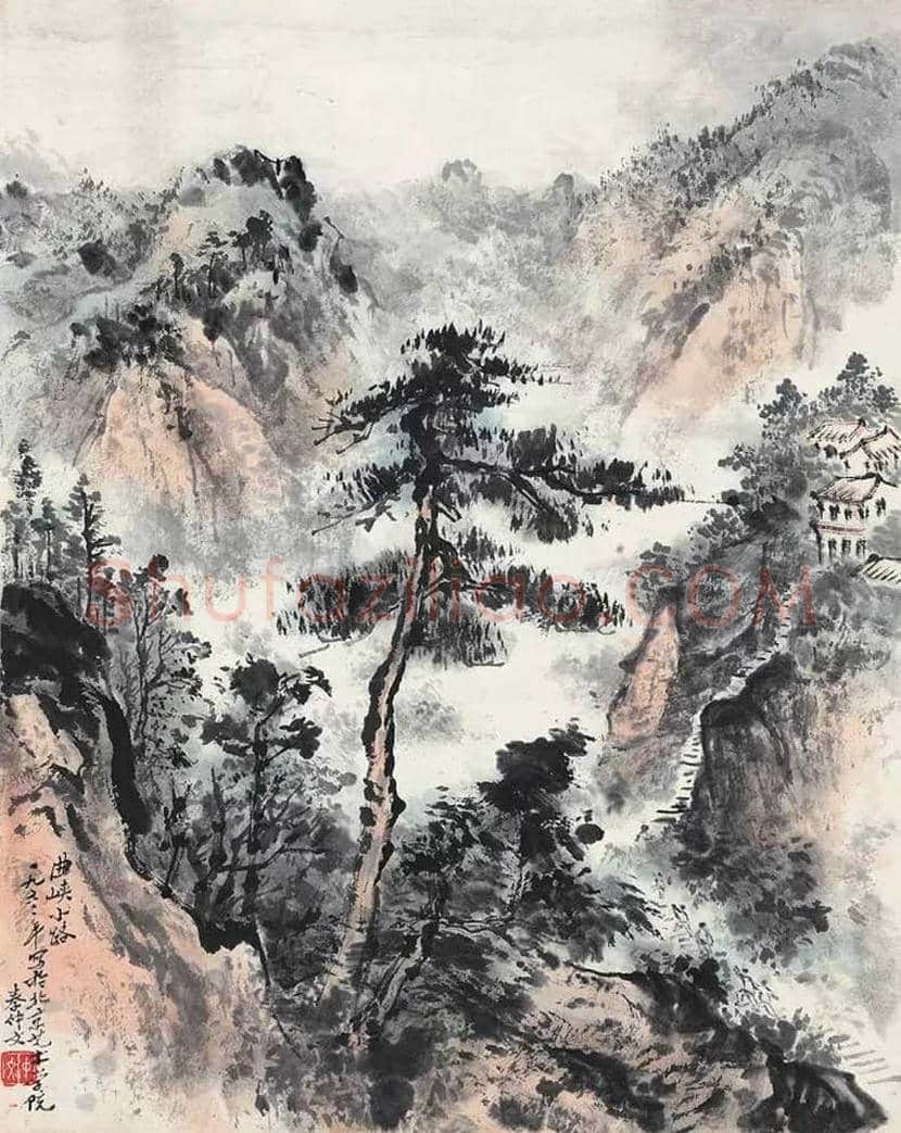 秦仲文山水画欣赏 | 书画百科