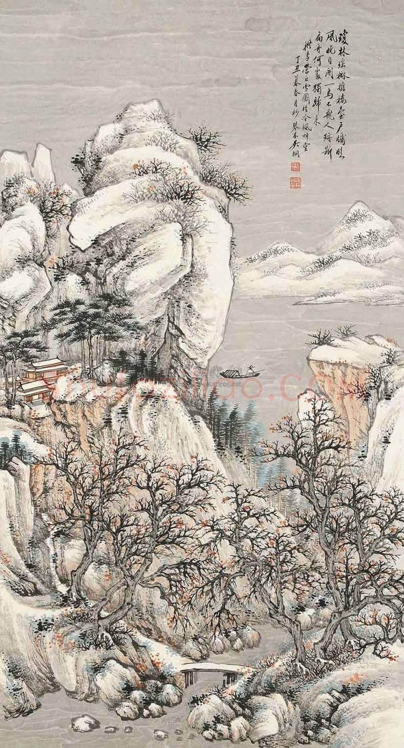 吴琴木山水画作品欣赏 | 书画讲解
