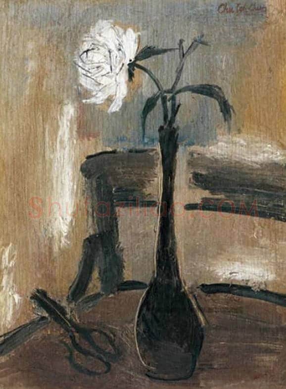 朱德群(1951-2004期间)作品欣赏 | 书画百科