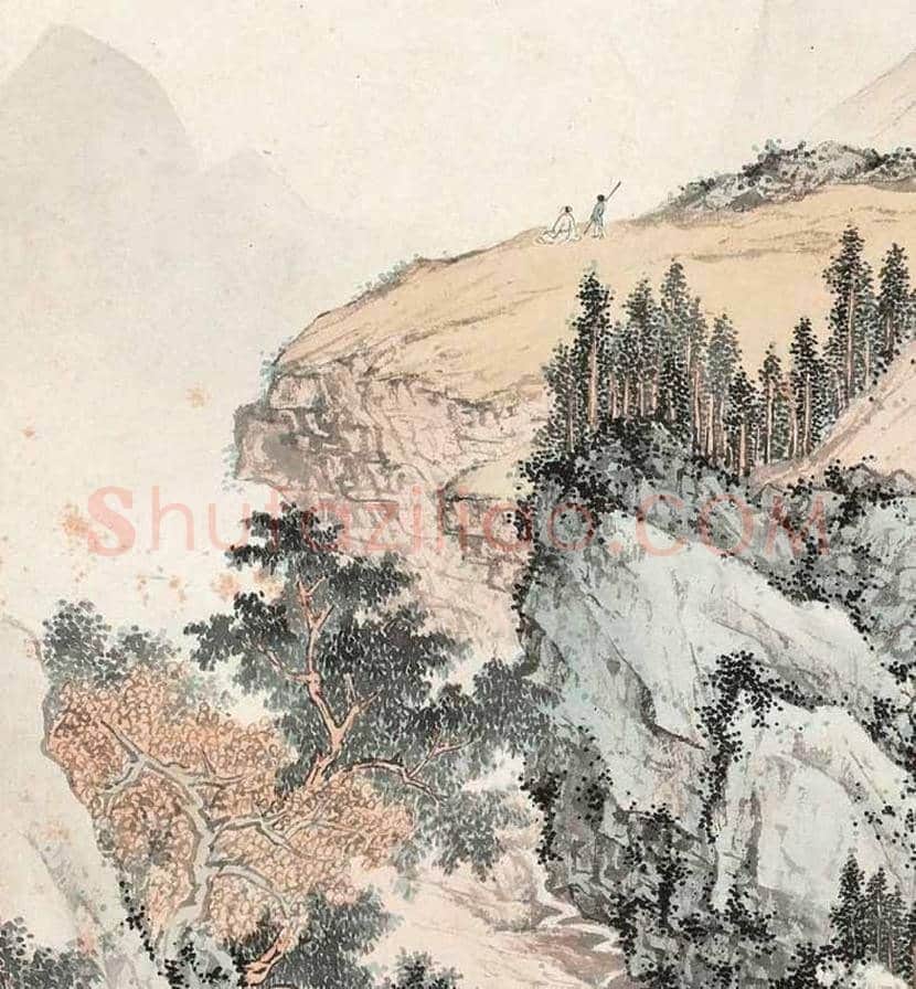 陈少梅早期山水画代表作《征聘图》欣赏 | 书画常识