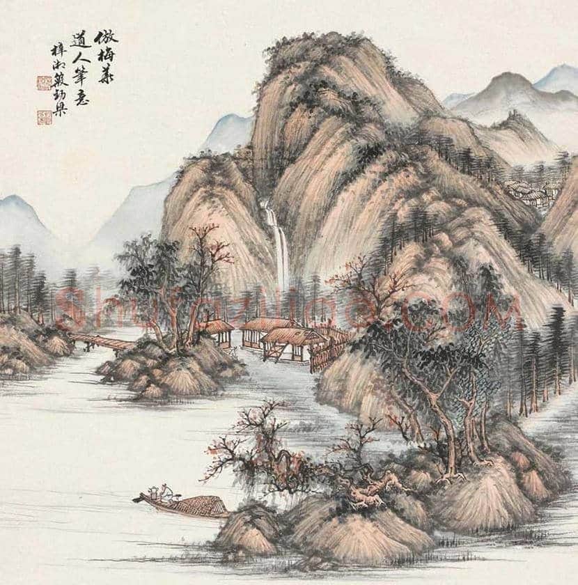 殷梓湘作品欣赏 | 书画科普