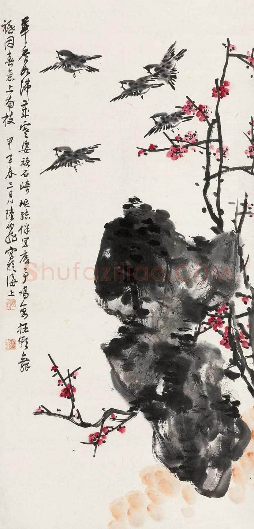 陆伯龙书画作品欣赏 | 书画资料