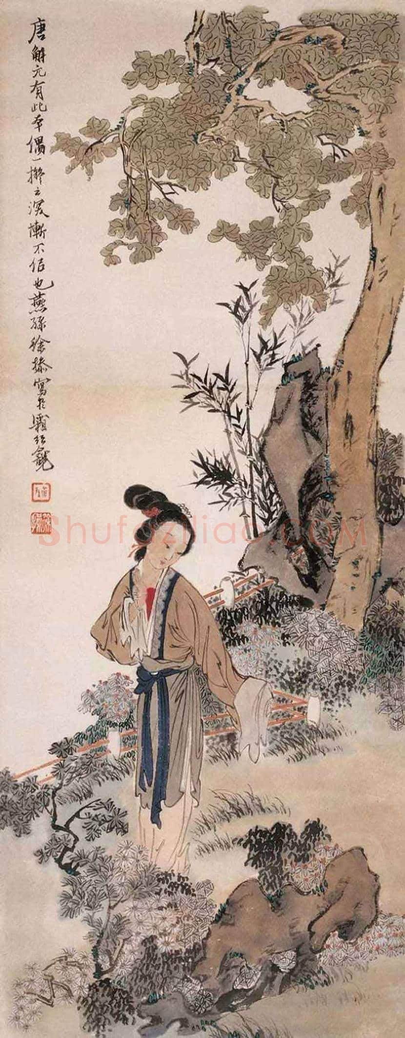 徐燕孙人物画作品欣赏 | 书画讲解