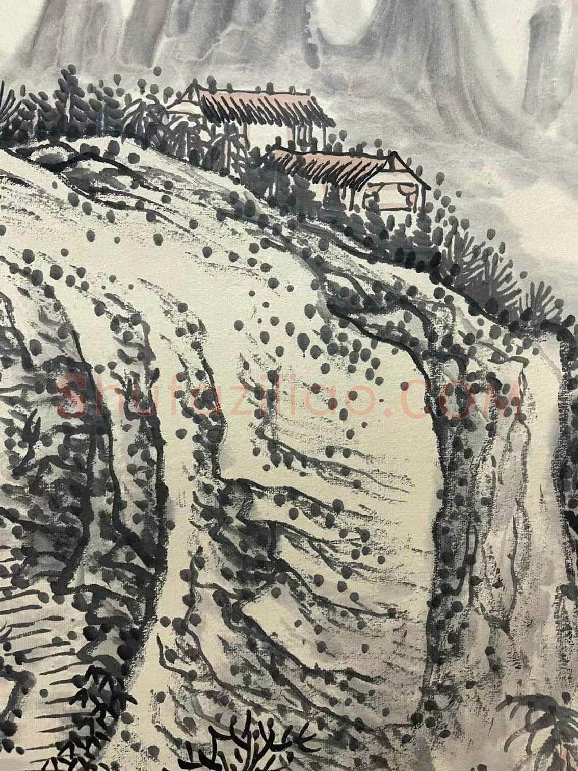 隐逸清旷 神品力作——黄秋园《山隐岩居图》 | 国画赏析
