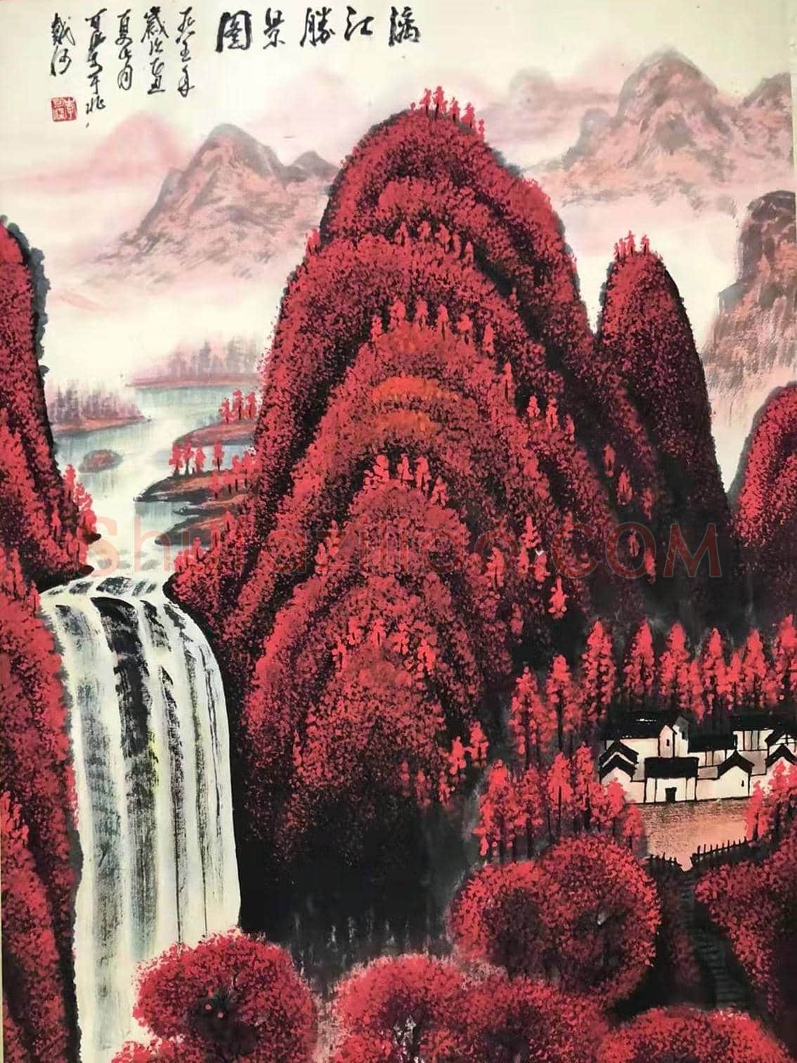 大成之作——李可染《漓江胜景图》 | 国画图片
