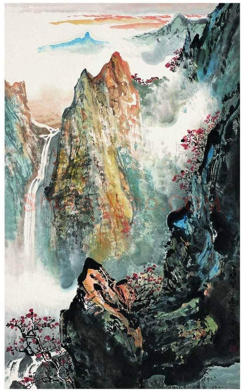 应野平山水画作品欣赏 | 书画文摘