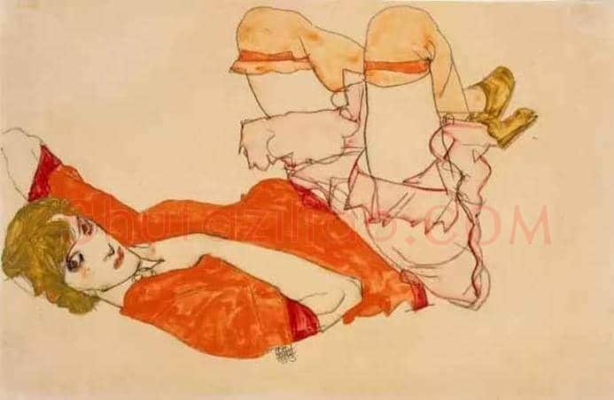 埃贡·席勒作品欣赏 | 书画学堂